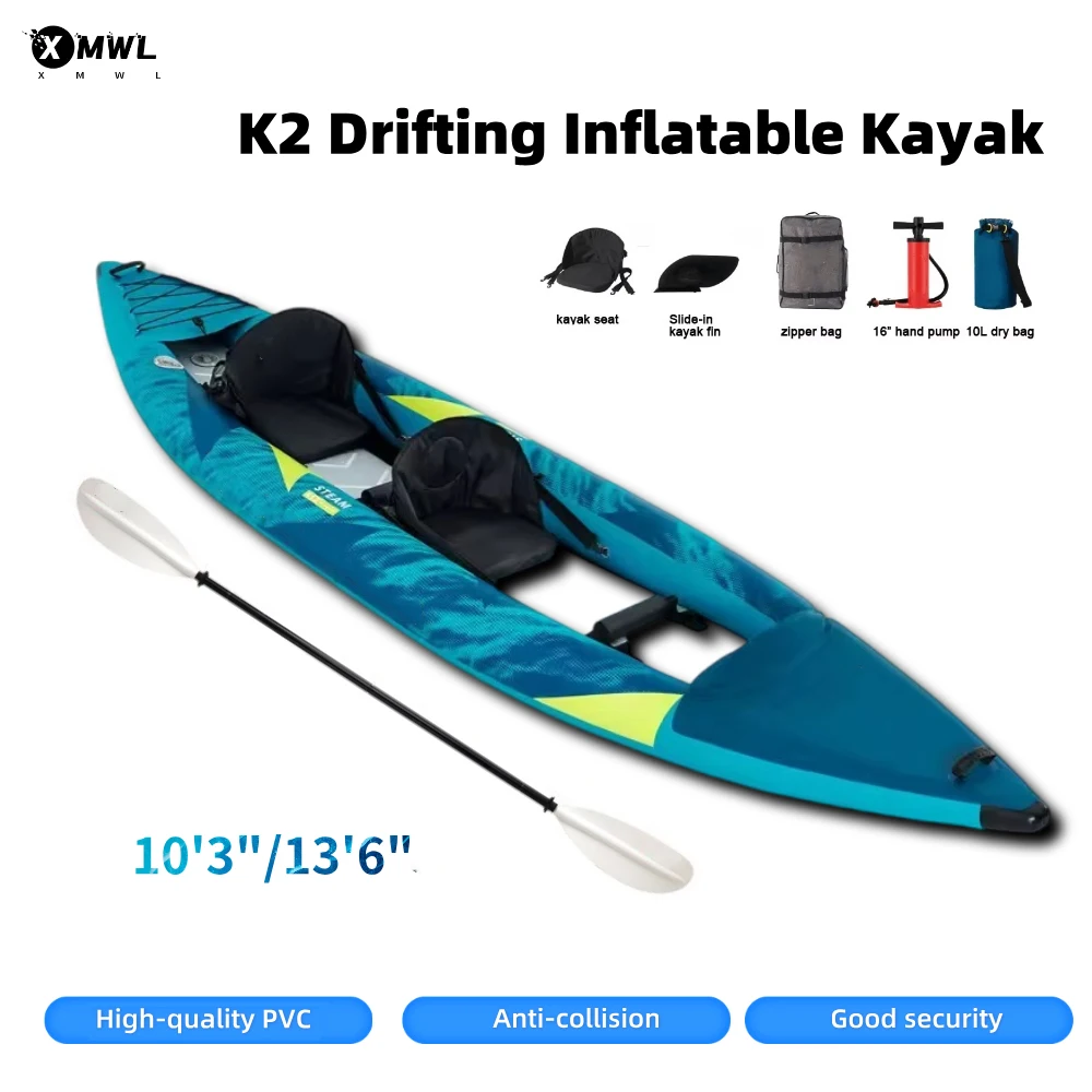 Canoe Kayak Inflatable Boat 1- - Fishing Boat Seat ulasan dan harga