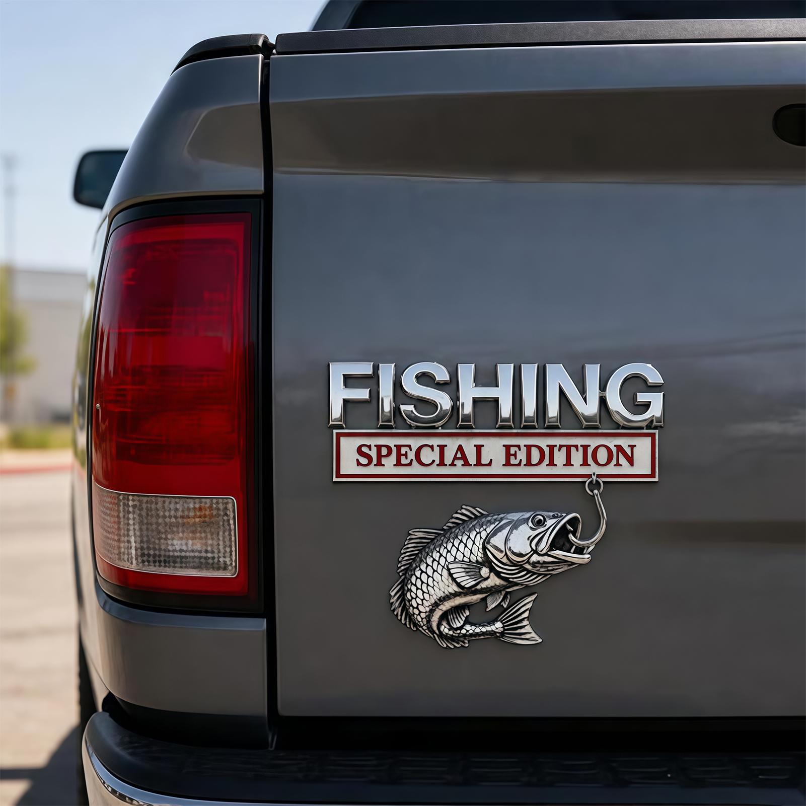 Car Emblems and Badges Metal F - Fishing Boat Trolling Motor ulasan dan harga