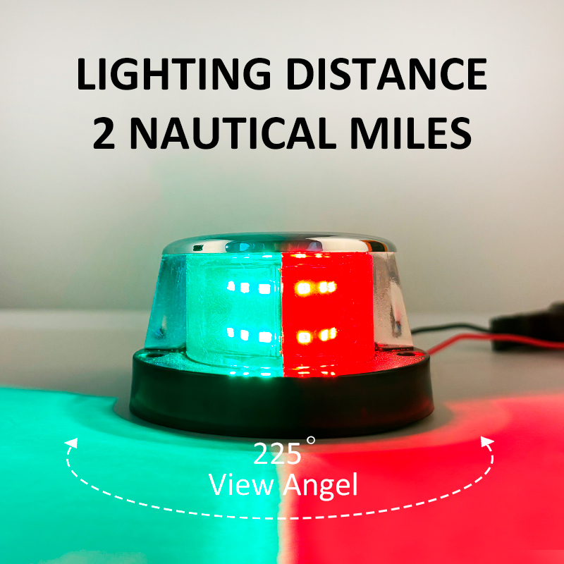 12V LED Marine Navigation Ligh - Fishing Boat Navigation Light ulasan dan harga