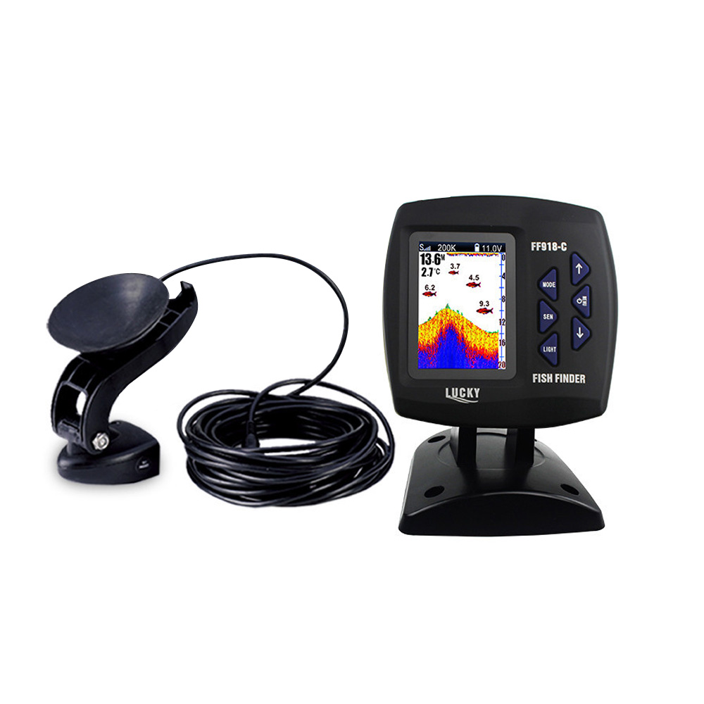 FF918-C100DS Color Screen Wire - Fishing Boat Depth Finder ulasan dan harga